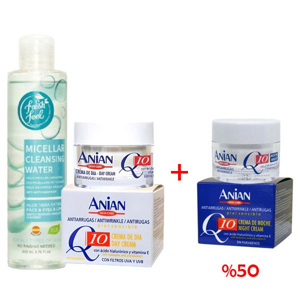 Pack (Micellar water, Day cream,...