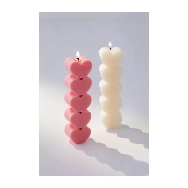 Aroma Home Bougie cœurs
