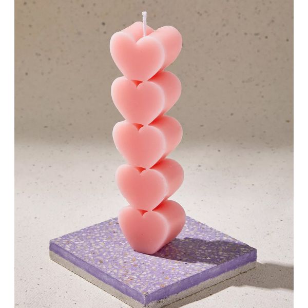 Aroma Home Bougie cœurs
