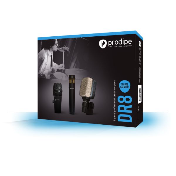 PRODIPE-microphones batterie DR8 Salmiéri