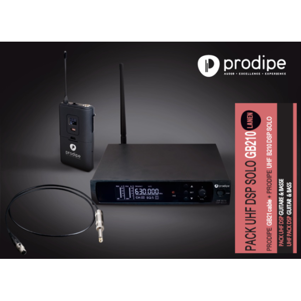 MIC PRODIPE-PACK UHF DSP GB210 LANEN