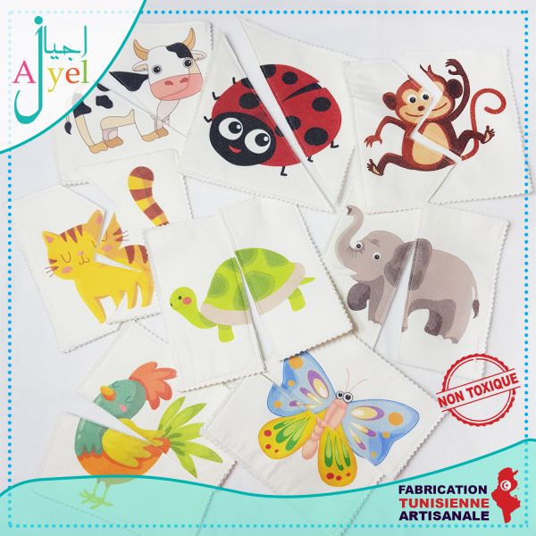 Puzzle Duo Animaux: Une...