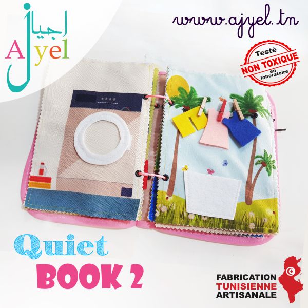 Quiet Book 2: Fabric book with many...