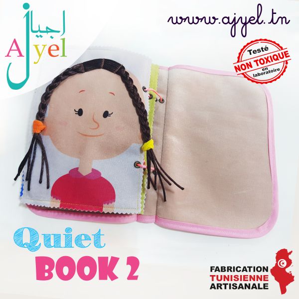 Quiet Book 2: Livre en tissu avec de...