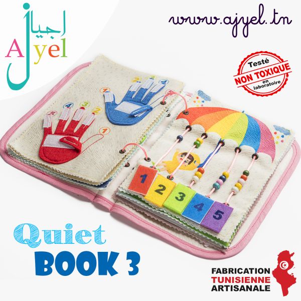Quiet Book 3: Fabric book with many...