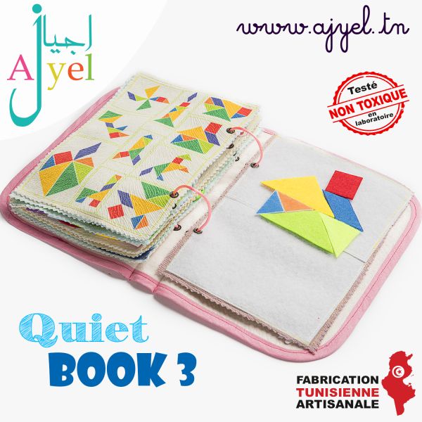 Quiet Book 3: Fabric book with many...
