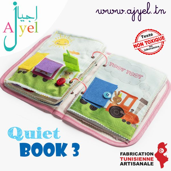Quiet Book 3: Fabric book with many...