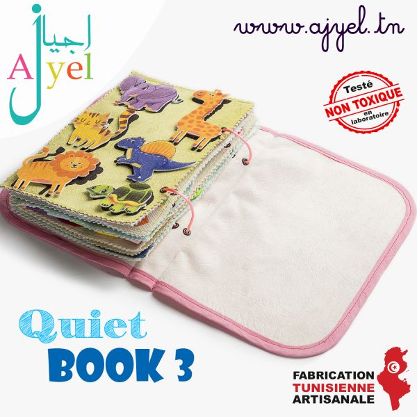 Quiet Book 3: Livre en tissu avec de...