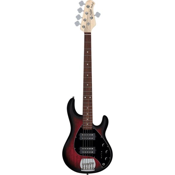 Basse Sterling Stingray  "Ruby Red B-S"