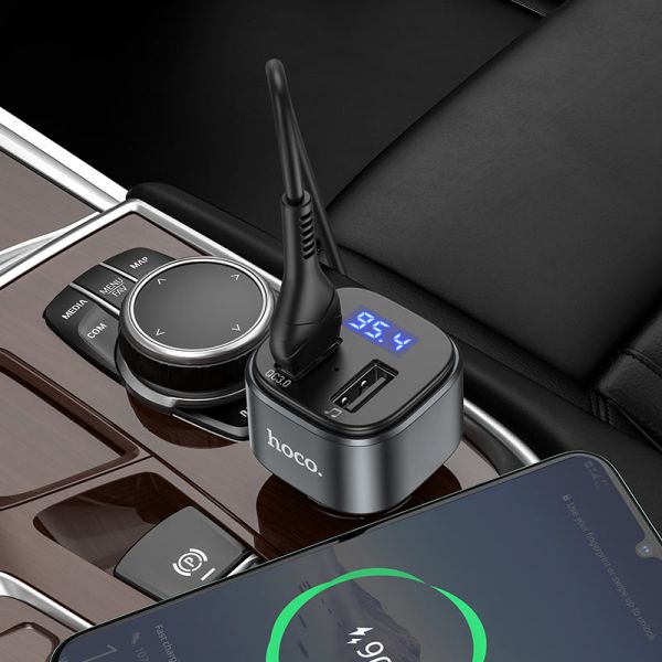 Hoco E67 - Emetteur FM Bluetooth 5.0...
