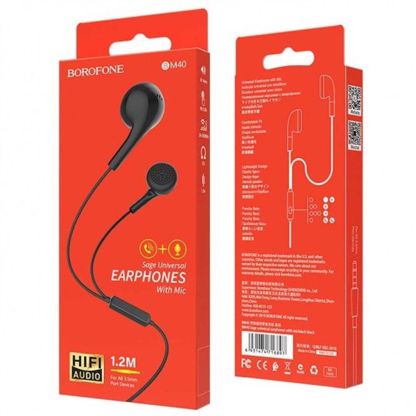 Ecouteur Filaire avec Micro BOROFONE...