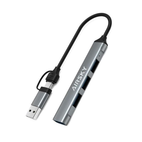 محول AirSky HC-77 4 في 1 - من النوع C...