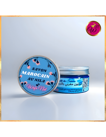 Savon marocain nila bleu wafa nat 