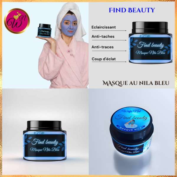 Find Beauty: Masque au Nila bleu-...