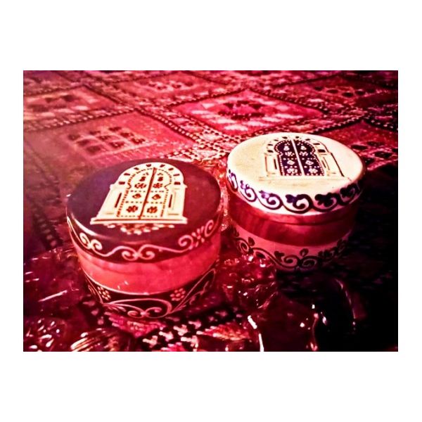 Bougie boitier 50g en  bois d'olivier