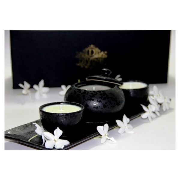 Bougies Bio "Trio Black"