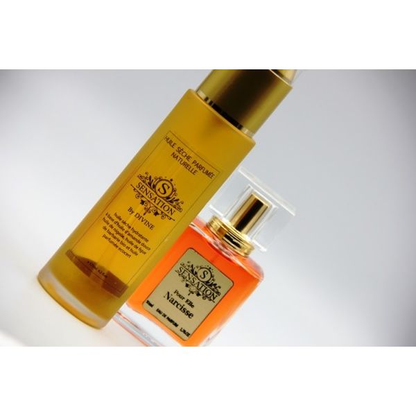 'عطر وزيت الترطيب الجاف المعطر 'نارسيس