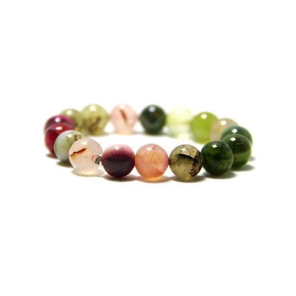 Bracelet en pierre énergétique Agate indienne