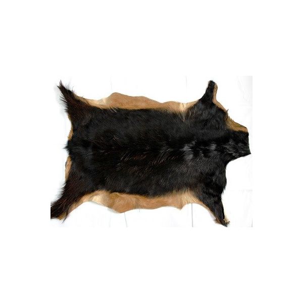 Tapis en peau de chèvre naturel