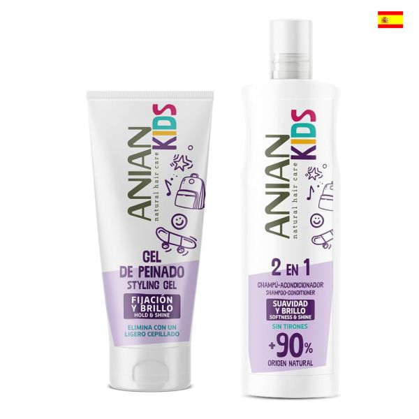 ANIAN Pack kids (Shampoing 2en1+ Gel...