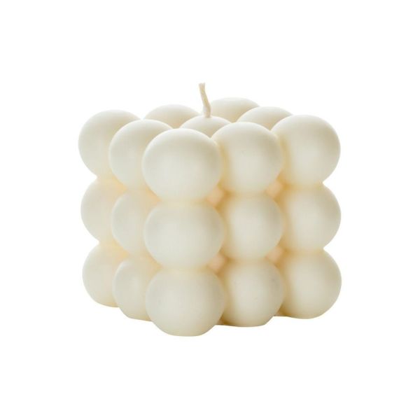 Aroma Home Bougie BUBBLE Parfumée Beige